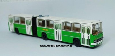 MCZ Brekina Ikarus 280.02 Gelenkbus VEB Nahverkehr Dresden gün/weiß