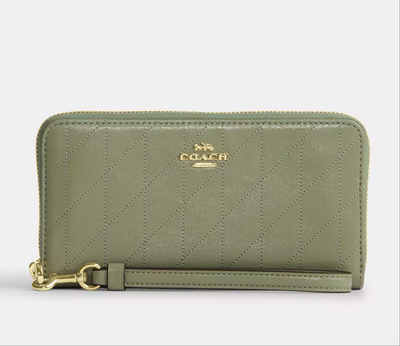 【kana】COACH グリーン 長財布 保存袋付き s-l400.png