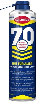 Caramba 70, Multifunktionsspray, Schmiermittel und Rostlöser, Sprühöl mit