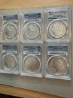 2021 Morgan and Peace Silver Dollar 6-Coin Set PCGS MS69