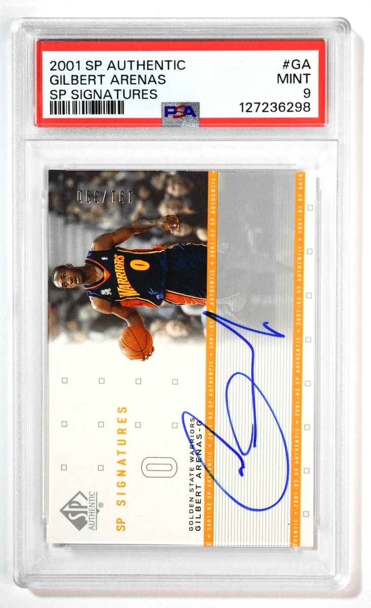 Gilbert Arenas Basketball Autographed Sports Trading Cards