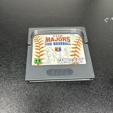 SEGA The Majors Pro Baseball for Sega Game Gear - Sports Baseball Game Tested