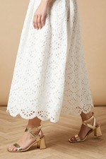 Oasis Gold Heeled Sandals Womens Occasion Heels