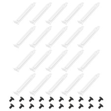 PCI Slot Cover Dust Filter, 20 Pcs Blanking Plate Expansion Blank Plate White