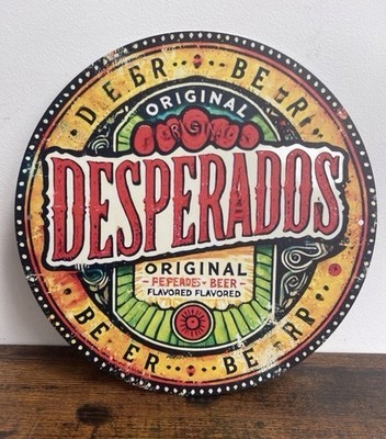 Blechschild DESPERADOS Pils Bier Beer Werbeschild Vintage Retro Bar Deco PUB 20c