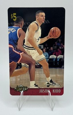 Jason Kidd 1996 Classic Assets $5 Phone Card #9 Dallas Mavericks NBA Sprint