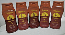Coppertone Tanning Sunscreen Lotion SPF 15, 8 Fl. Oz. - Pack of 5