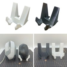Plastic Mouse Desk Mount Holder Enhances Desk Organization for Office Or Home