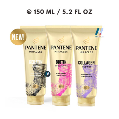 PANTENE Conditioner Miracles Biotin Collagen Strength Hair Damage Care Hair Fall
