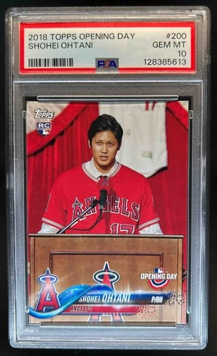 2018 Topps Opening Day Shohei Ohtani RC Rookie #200 Angels PSA 10