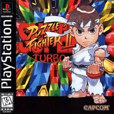 Super Puzzle Fighter II Turbo - PS1 PS2 Playstation Gam