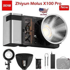 Zhiyun Molus X100 Pro w/Upgraded Version Handle Battery Bowens Mount Video Light