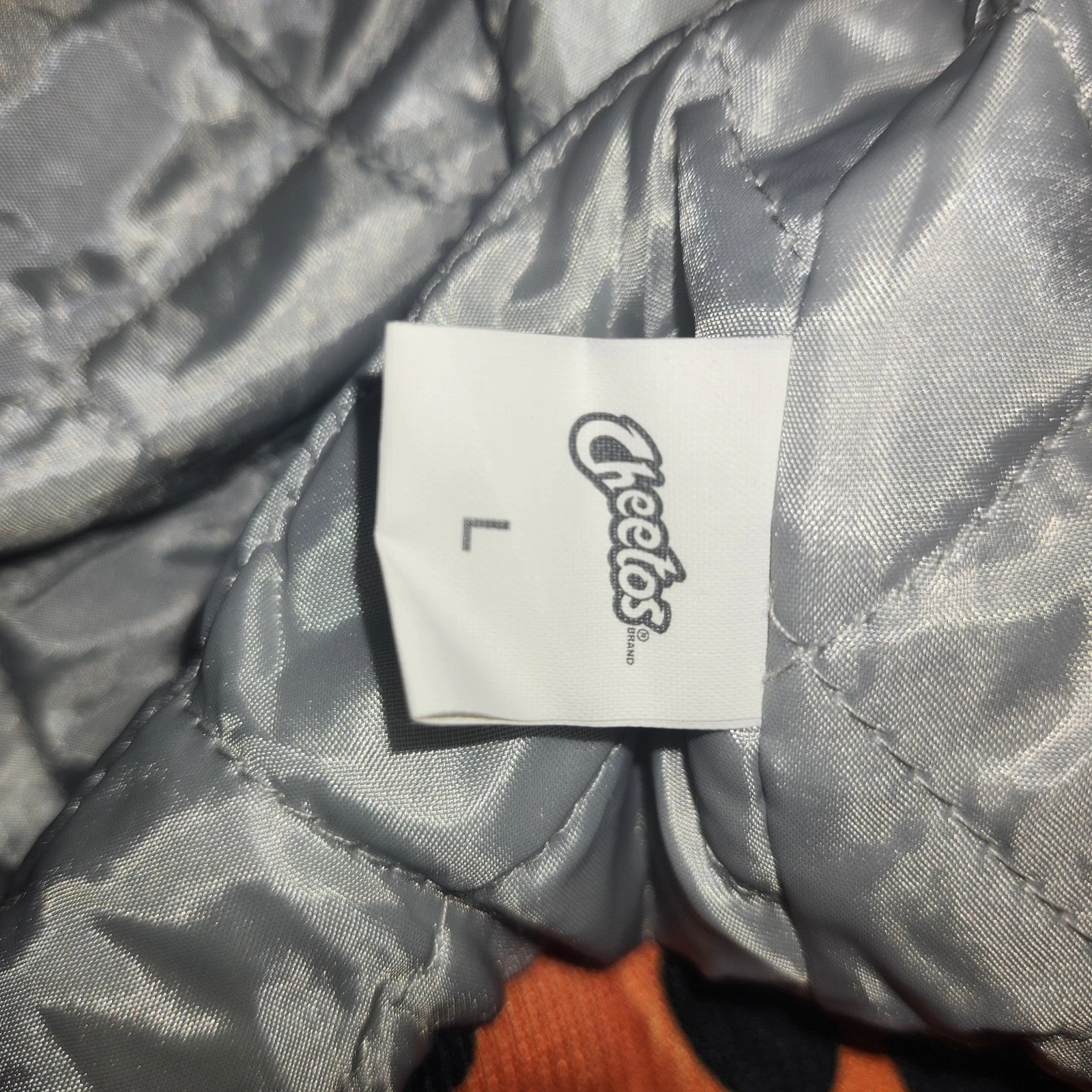 Cheetos Untouchable Cheesy Swag Bomber Jacket Size Large Unisex 2024 NIP image 11