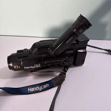 Untested 1994 Sony Handycam Video 8 CCD-FX330 Video Camera w/ Charger Turns On