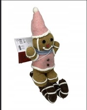 Gingerbread Gingerbread Man Plush Figure Cute Pastry Bib NEW & SEALED