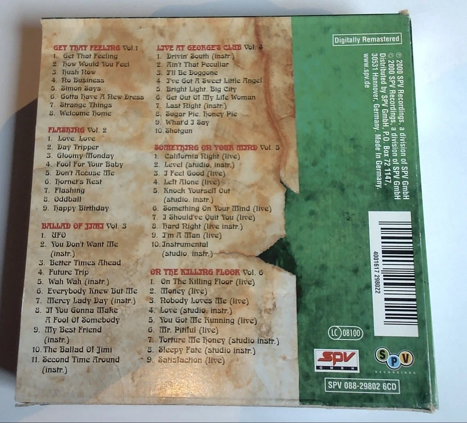 Jimi Hendrix – The Complete PPX Studio Recordings 6-CD Box - Bild 2 von 4