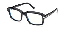 Tom Ford TF5888-B 001 Black Bold Square Plastic Eyeglasses Frame 54-20-145
