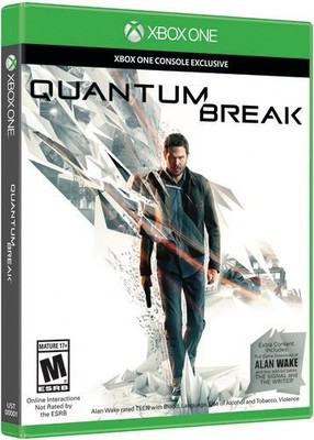 QUANTUM BREAK (XBOX 1) DISC + CVR ART + MANUAL - NO CASE - VERY GOOD