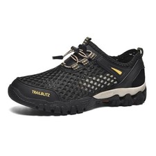 Water Shoes Men Quick Drying Outdoor Hiking Barefoot Boat Footwear 9.5 Black