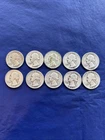 10 1946 P  Washington Quarters 25c 90% Silver