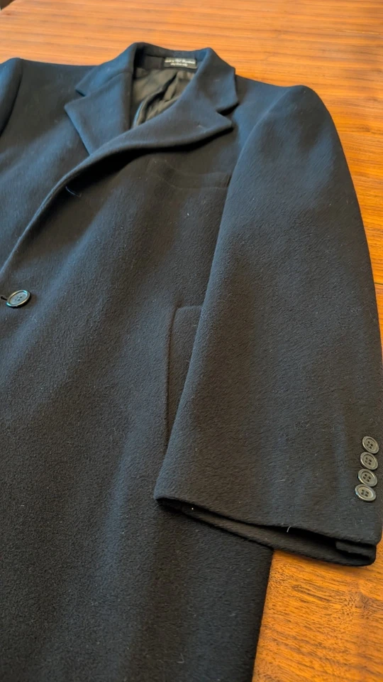 Abrigo Ralph Lauren Clásico Mezcla Lana Cachemira Marrón Hombre’s Abrigo 42 Foto 3 de 4