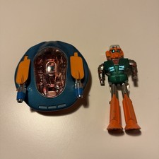 Rare Shinsei Mini Power Valcan 1 Space Robot UFO Commander 7 Series 5" Metal Vtg