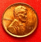 1936-P Lincoln Wheat Cent Penny GEM RED BU From an Original Bank Roll