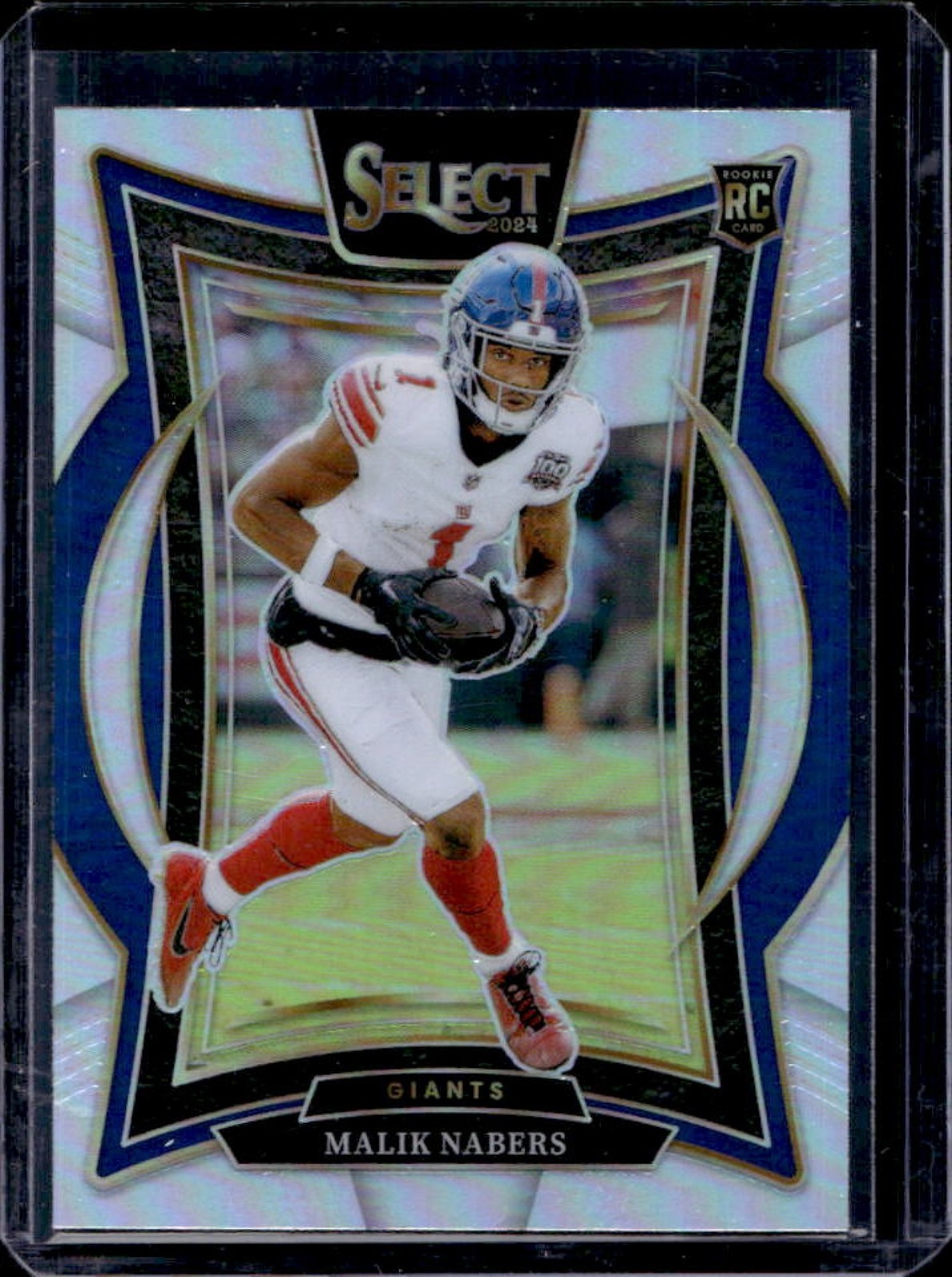 2024 Select Malik Nabers Concourse RC Silver Prizm #29 Giants