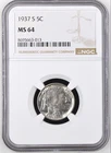1937-S BUFFALO NICKEL NGC MS64 663013