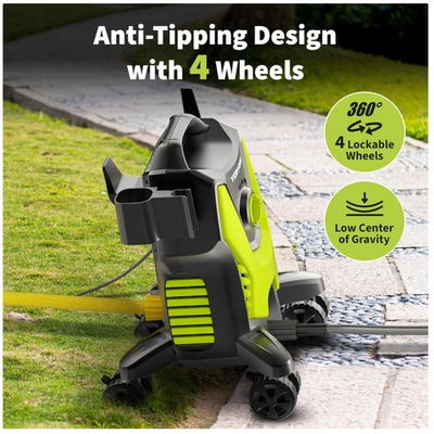 #ad #ad Professional Grade Power Washer with 4 Wheels $211.19