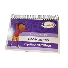 Kindergarten Flip-Flop Word Book By Hooked On Phonics