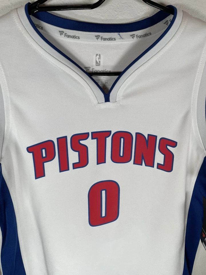 Camiseta deportiva de baloncesto juvenil Detroit Pistons Andre Drummond Fanatics talla mediana nueva con etiquetas Foto 3 de 4