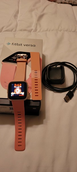 fitbit peach