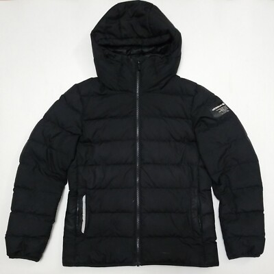 Anta Sports Down Puffer Women's Black Jacket size Asian L/ US Med Athleisure