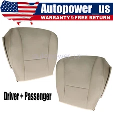 For 2007-12 Lexus LS460 Driver & Passenger Perforated Leather Bottom Seat Cover