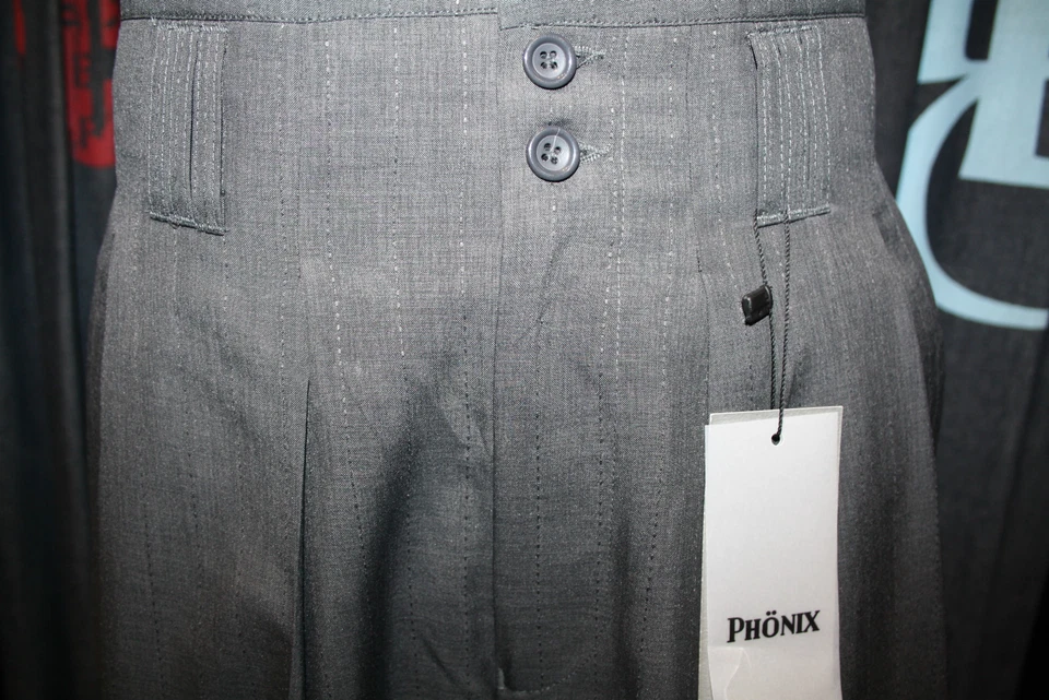 Phönix un Protagonista Hose Domenico grau neu Art. Nr.06885 4 mit Nadelstreifen - Bild 2 von 4