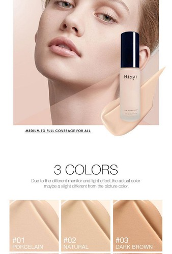 Liquid Foundation - Natural Flaw Coverage, No Powder, Conceals Blemishes - Picture 12 of 26
