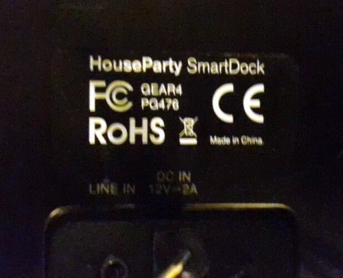 Gear4 HouseParty SmartDock Black PG476 - Picture 2 of 2