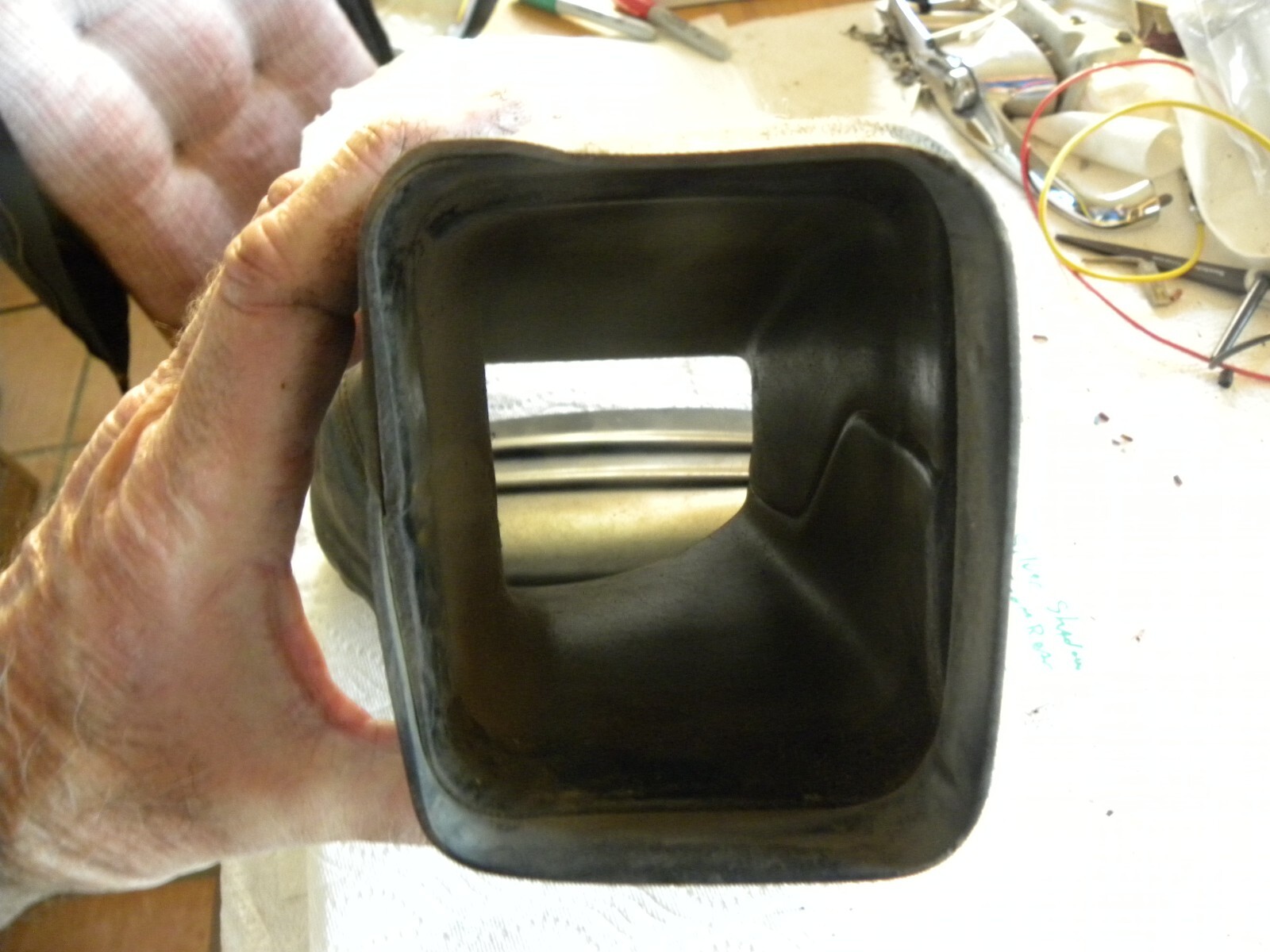 Rolls Royce Silver Shadow Bentley T Right (from rear) Leather Covered Air Duct