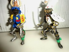 NEW WITH TAG SAFARI LTD PLASTOY Medieval SET OF 2 Knight Warrior Figurines