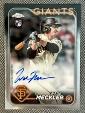 2024 Wade Meckler Topps Chrome Baseball Rookie Autograph RC Auto