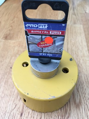 HSS Bi-Metall ''Plus'' Normalzahn (6 Tpi) U/min: 40-170 Durchmesser 83 mm Lochsäge