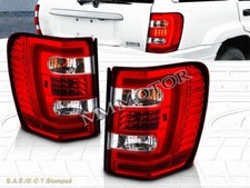 Fits For 99-04 Jeep Grand Cherokee Tail Lights Led Red 01 02 03 Fits For 99-04 Jeep Grand Cherokee Tail Lights Led Red 01 02 03