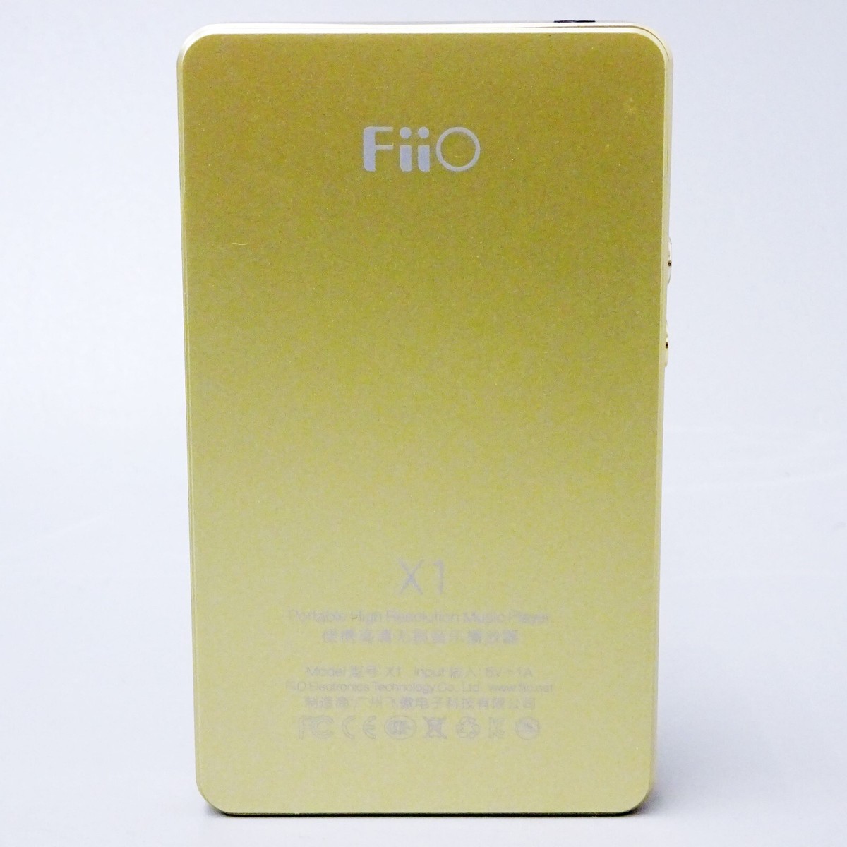 FiiO X1 ポータブルハイレゾ音楽プレーヤー ゴールド fiio x1 high resolution lossless music player (gold