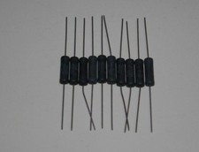  LOT OF 10 DALE RS-5 750 OHM 1 POWER RESISTORS 5 WATTS