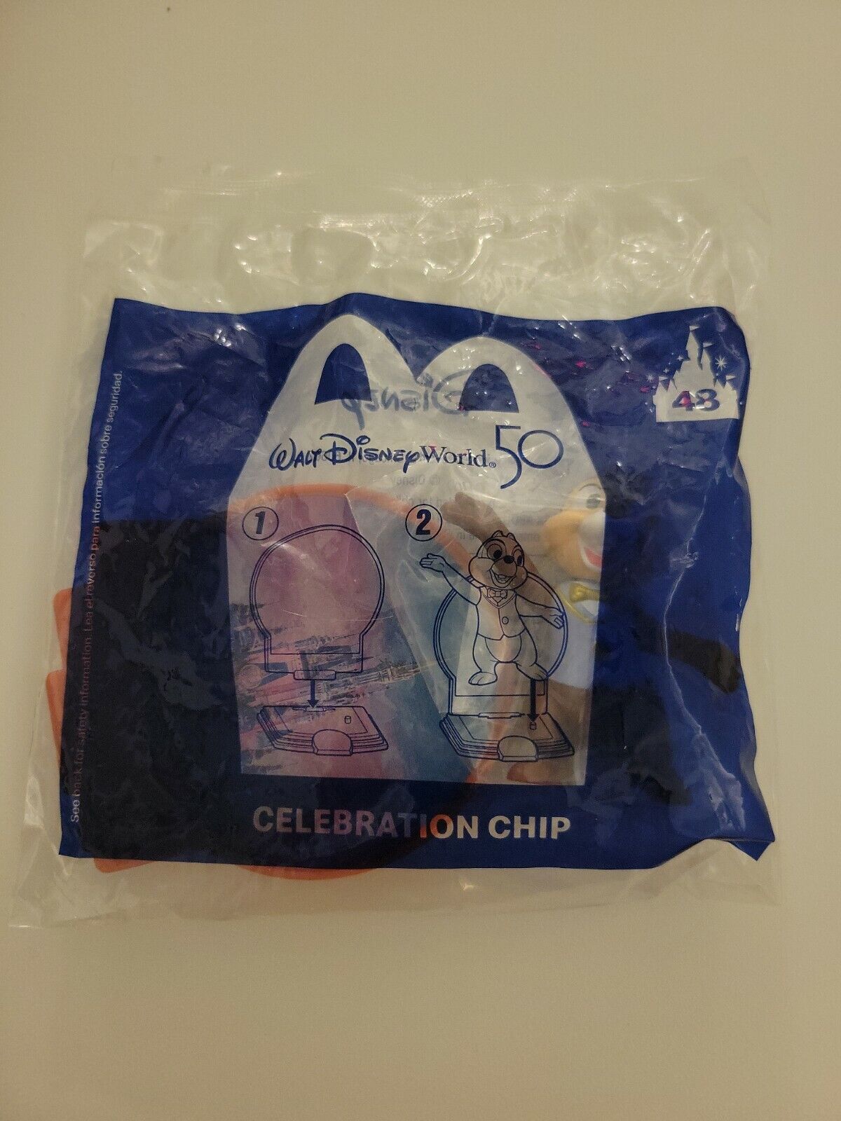 NIP - CELEBRATION CHIP Walt Disney World Free Denver Mall shipping anywhere in the nation Meal Happy #48 McDonald's 50th toy