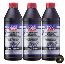 SAE 75W90 Liqui Moly Fully Synthetic Gear Oil (GL5) 3 Liters 1414 Best Car Oil