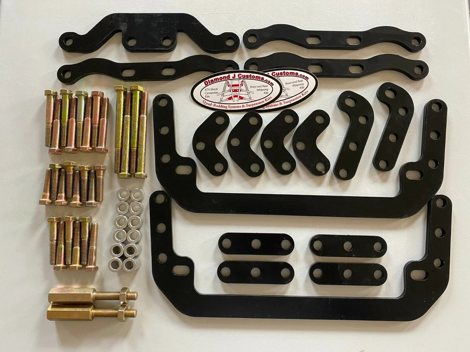 Kit de conversión de amortiguadores y ensanchamiento Polaris Outlaw 110/90 + amortiguadores ajustables 320 mm Foto 2 de 4