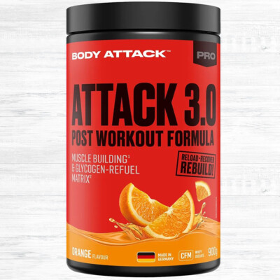 Body Attack Post Attack 3.0  900g Dose 31,66  /kg Post-Workout mit Creatin