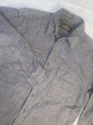 Red Head Gray Men s Shirt Size Medium    100% Cotton